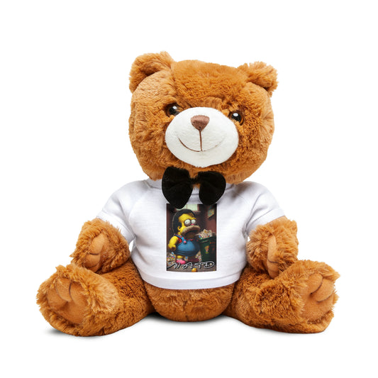 Oso Teddy con camiseta W.A.T.D.